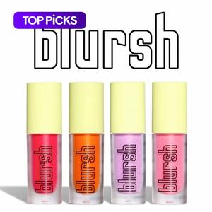 blursh liquid blush/made by mitchell-liquid blush, valentine's day gift, natural makeup look, cosmetic, pigment liquid cream blush