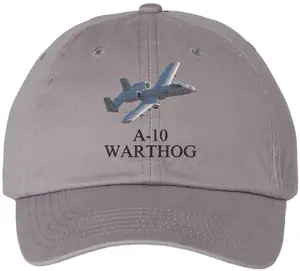 A-10 Warthog Embroidered Baseball Cap USA Military Aviation Fighter Aircraft Adjustable Dad Hat