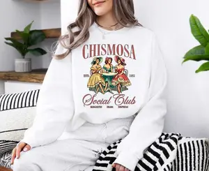 Chismosa Social Club Sweatshirt, Latina Chisme TShirt, Mexican Margarita Cafe Tee, Retro Hispanic Mexicana Latin Funny Sweatshirt Casual Womenswear