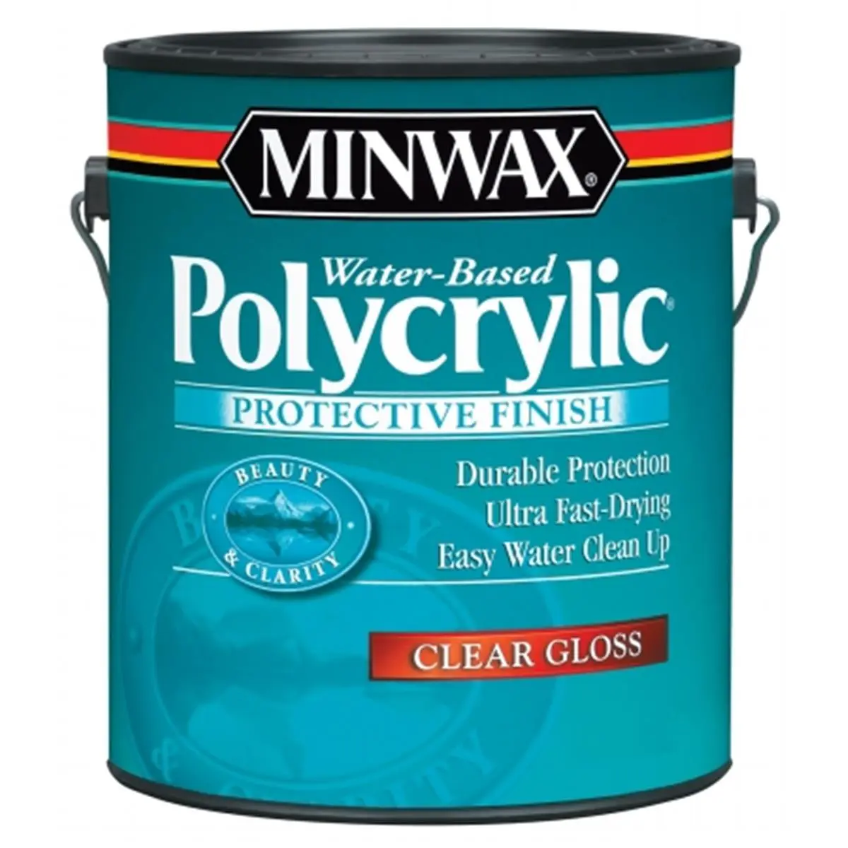 212 MAIN Minwax 14444 1-Gal Semi-Gloss Polycrylic Protective Finish, Easy Cleanup