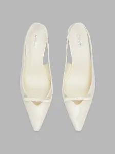 CIDER Faux Leather Pointed Toe Heels