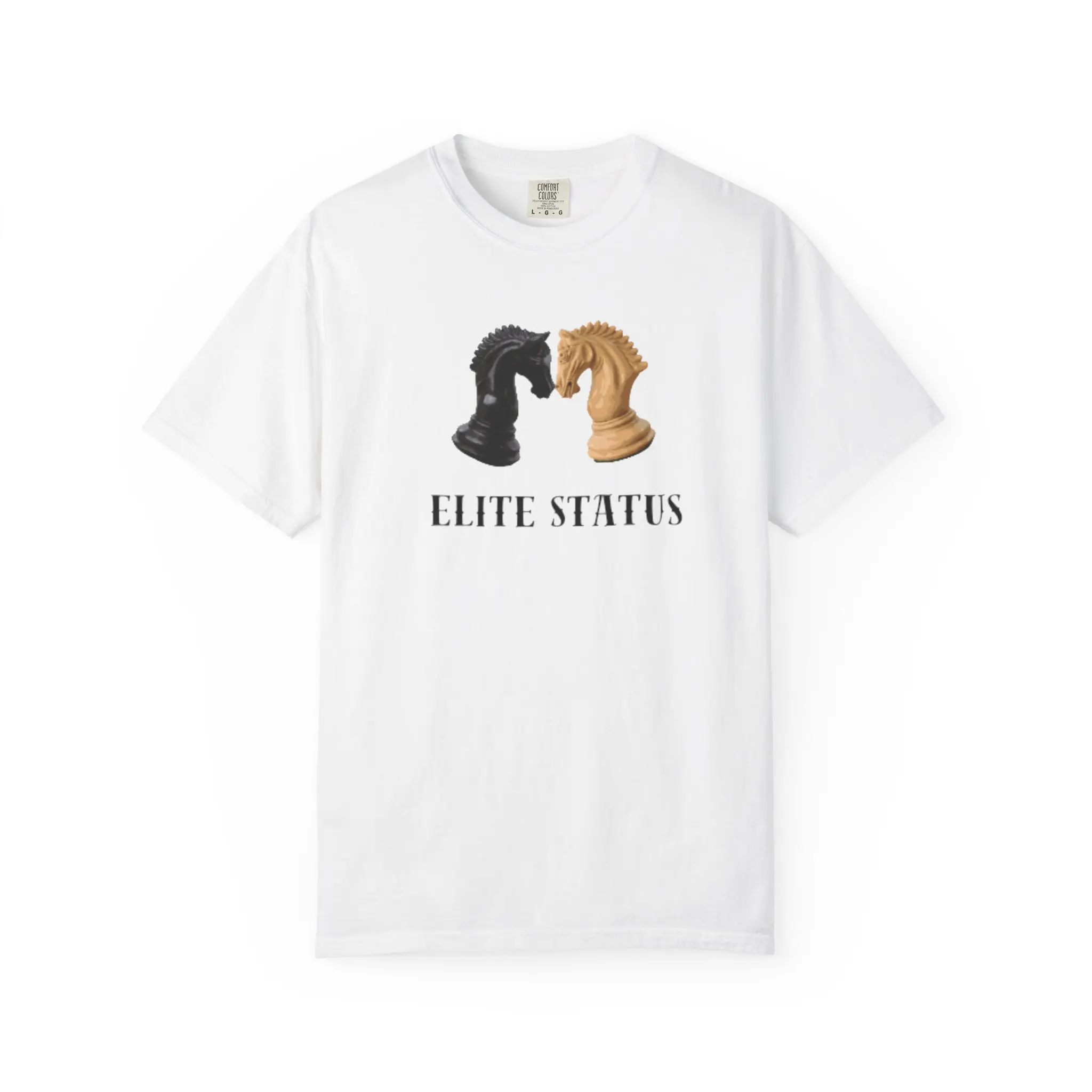 Elite Status Chess Unisex T-Shirt - Casual Wear, Gamer Gift, Unique Tee, Stylish Streetwear, Fun Chess Lover Gift