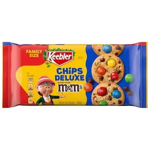 Keebler Chips Deluxe Cookies Rainbow with M&M's Chocolate Candies, 14.6 Oz. (Pack of 1) Keebler Chips Deluxe Cookies Rainbow with M&M's Chocolate Candies, 14.6 Oz. (Pack of 1)