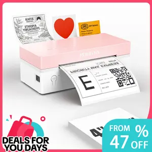RT Bluetooth Wireless Thermal Shipping Label Printer - Compatible with iOS, Android, Windows, Mac, Chromebook - Efficient for Etsy, eBay, Shopify, USPS