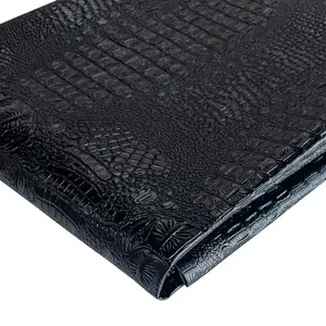 91.44cm X 137.16cm Crocodile Pattern Artificial Leather Fabric, Soft Vinyl Leather Sheet for Home Decor, Crafts, Bags, Furniture, Car Seats