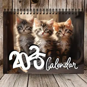 2025 Cat Calendar | 12 Month Calendar | Kitty Calendar | Cute Cat Calendar | Cat Lover Calendar