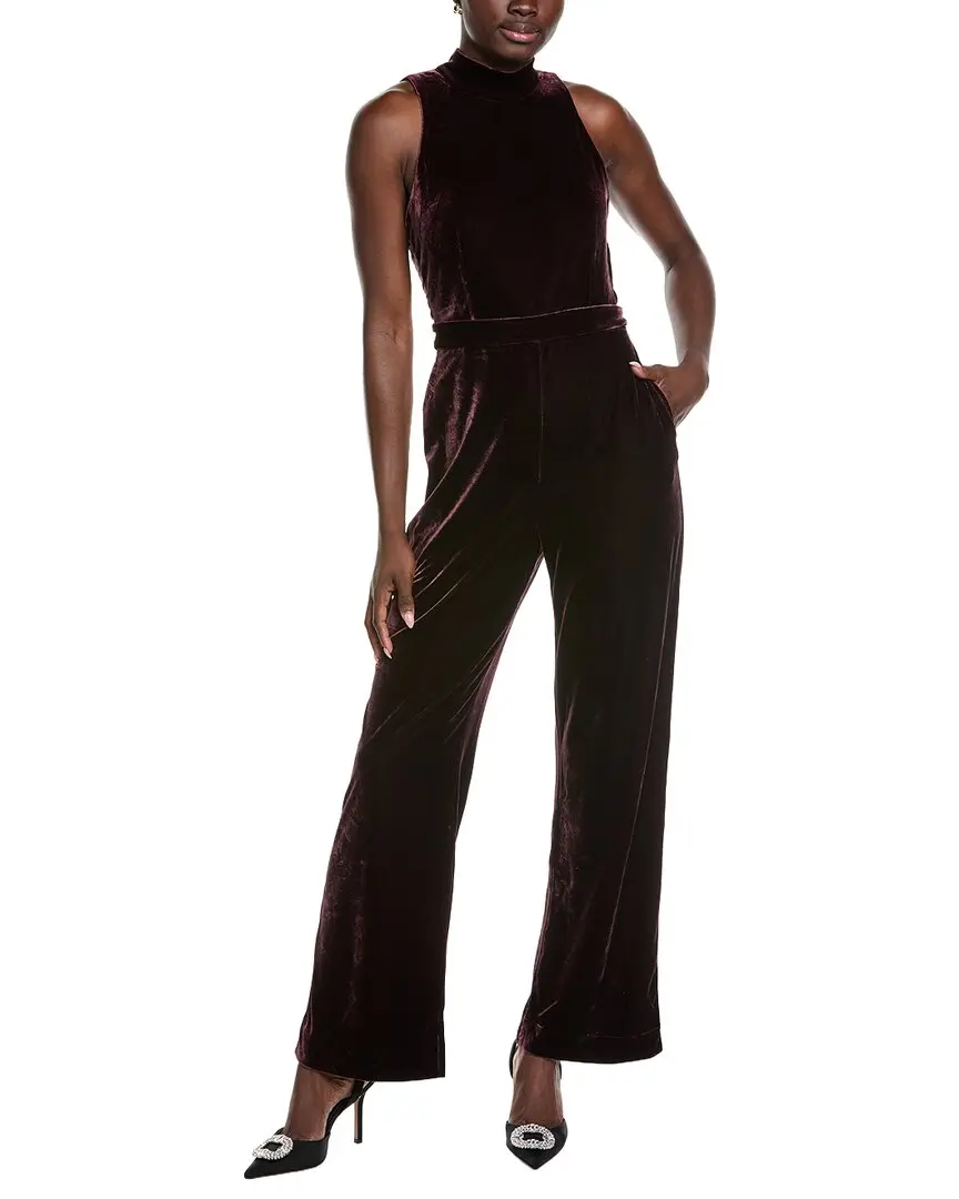 Reiss Dori Velvet Jumpsuit