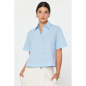 Astrid Button Down Pleated Back Blouse