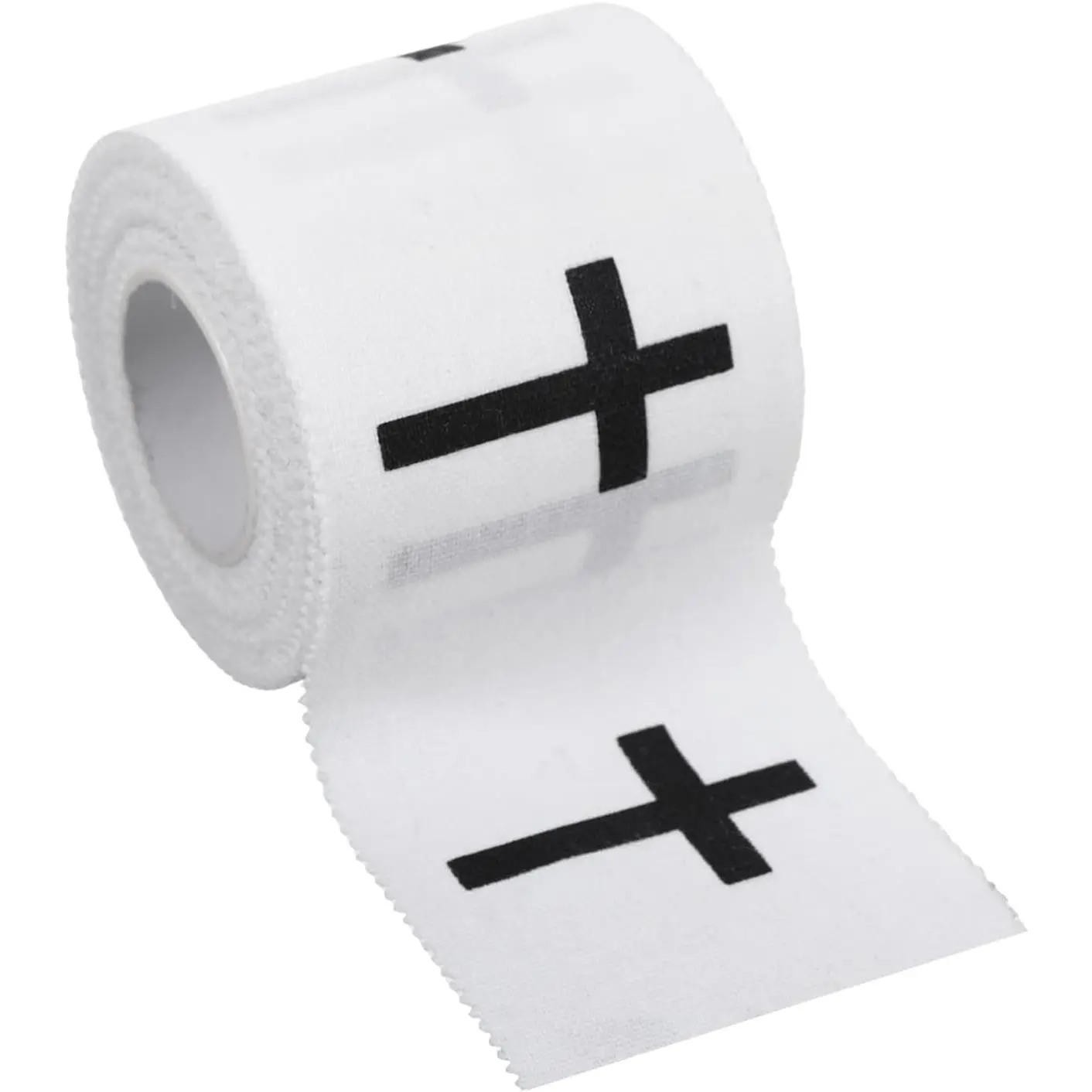 Breathable Elastic White Christian Cross Athletic Tape (2in x 23ft) with Bible Verse, Prewrap Wrist-Ankle Support Tape for Baseball Athletes & Physical Therapy, Breathable Sports Tape, Elastic Athletic Tape