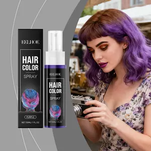 EELHOE Purple Temporary Hair Spray – Even Shine, Natural Color Development, Charming Moisture & Styling Finish