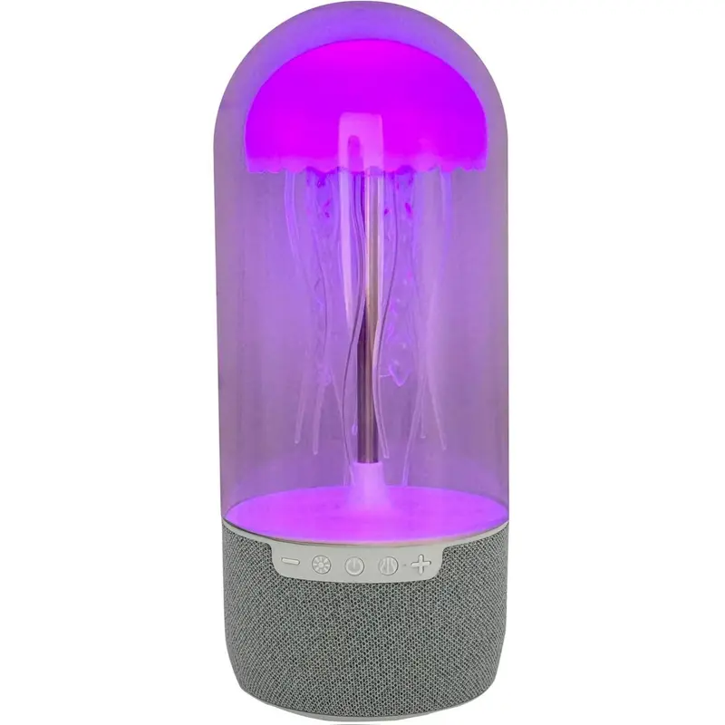 Color-Changing Jellyfish LED Mood Lamp with Bluetooth Speaker – Relaxing Home Decor & Music Light