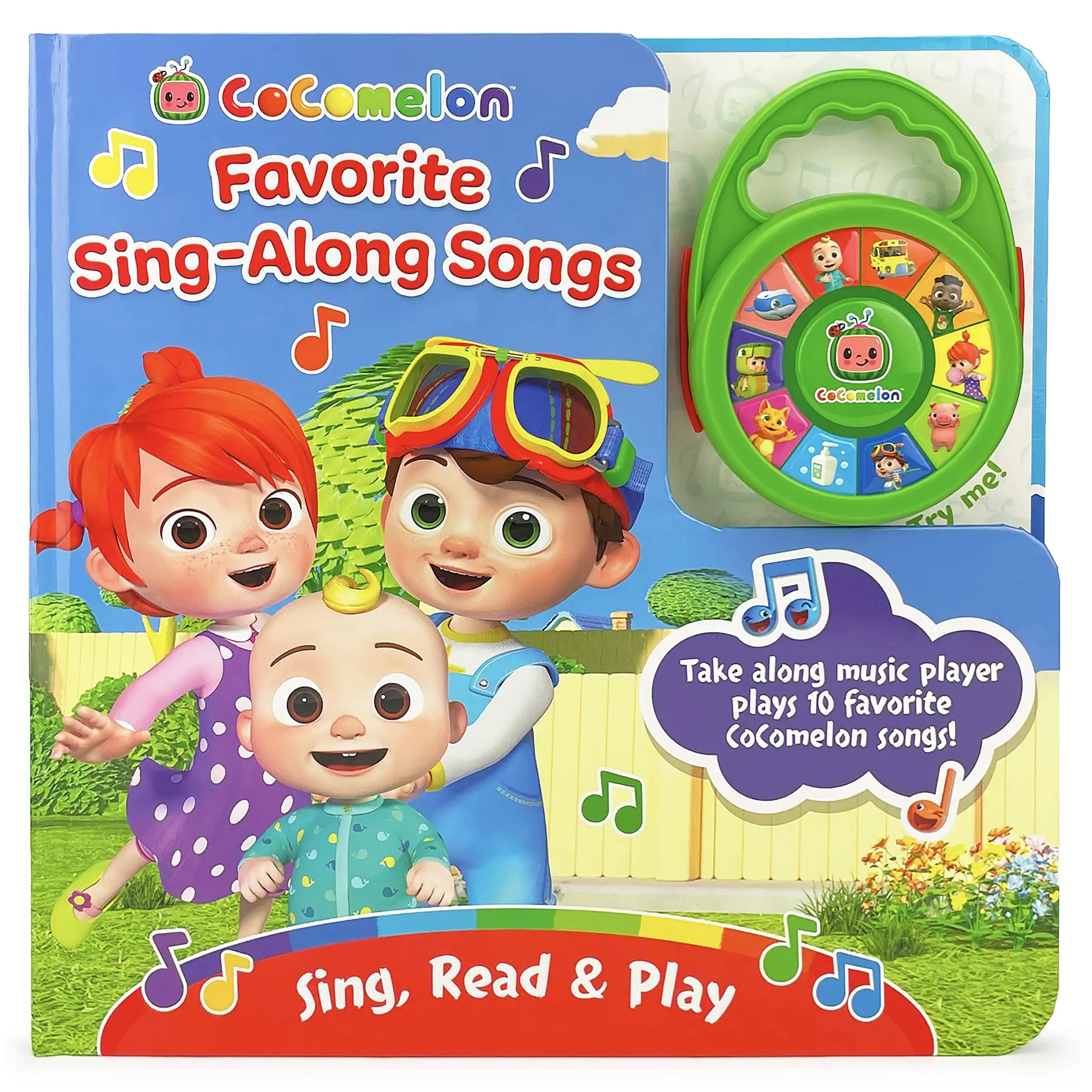 Cocomelon Favorite Sing-Along Songs [With Take Along Music Player] -- Cottage Door Press - Board Book