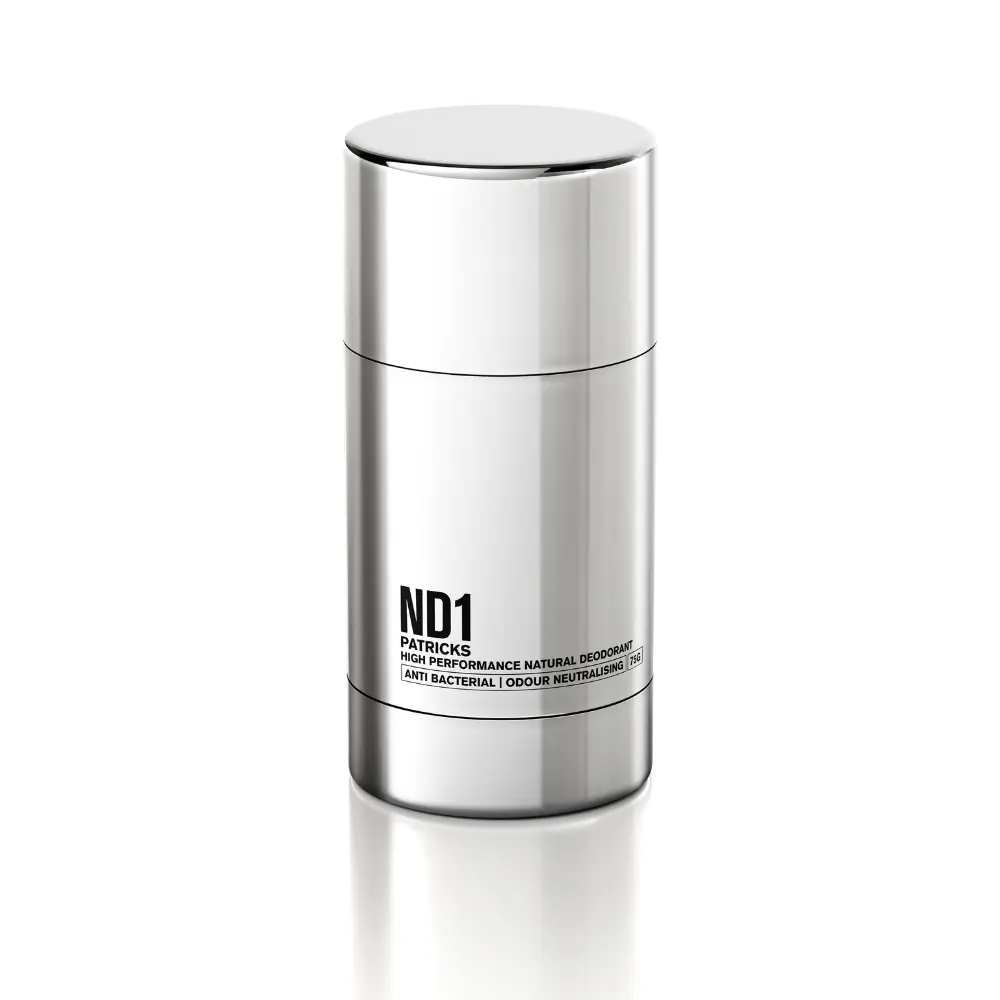 ND1 Men's High-Performance Aluminum Free Stick Deodorant, Neroli Scented, All Skin Types, Daily Apply, Long-Lasting Odor Control