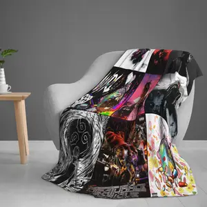 Soft Flannel Funny Blankets Lightweight Music Warm Blanket Plush Air Conditioned Throw Blankets for Teen Couch Bed Sofa Living Room Chair Perfect For Napping,Christmas Gift Blanket