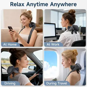 Smart Shoulder Neck Massager, Cervical Massage Device, Muscle Relaxation, Back Pain Relief, Portable Design, Ideal for Home Use