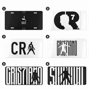 Football Legend Inspired License Plate Frame | GOAT Soccer Fan Car Tag Decor | Number 7 Sports Vanity Plate Cover Gift #SoccerFan #FootballLegend #SportsDecor #CarAccessories #VanityPlate #Number7 #AthleteInspired #CarTag #GiftIdea #AutoStyle