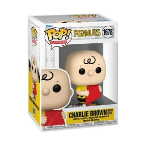 Funko Pop! Peanuts Charlie Brown with Kite #1678 Vinyl Figure + Case