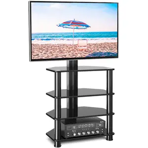 Rfiver Swivel TV Stand with Mount for 32"-70" Flat Screen