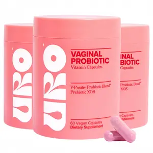 3 bottles uro  Women's Probiotics - 60 Count (Pack of 1) - Prebiotic and Probiotic Capsules for Healthy pH Balance and Odor Vitamin Supplement