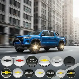Chevrolet Car Wheel HUB Center Cap Set of 4, Universal Fit Custom Style Accessories, Elegant High-End Look, Premium Quality