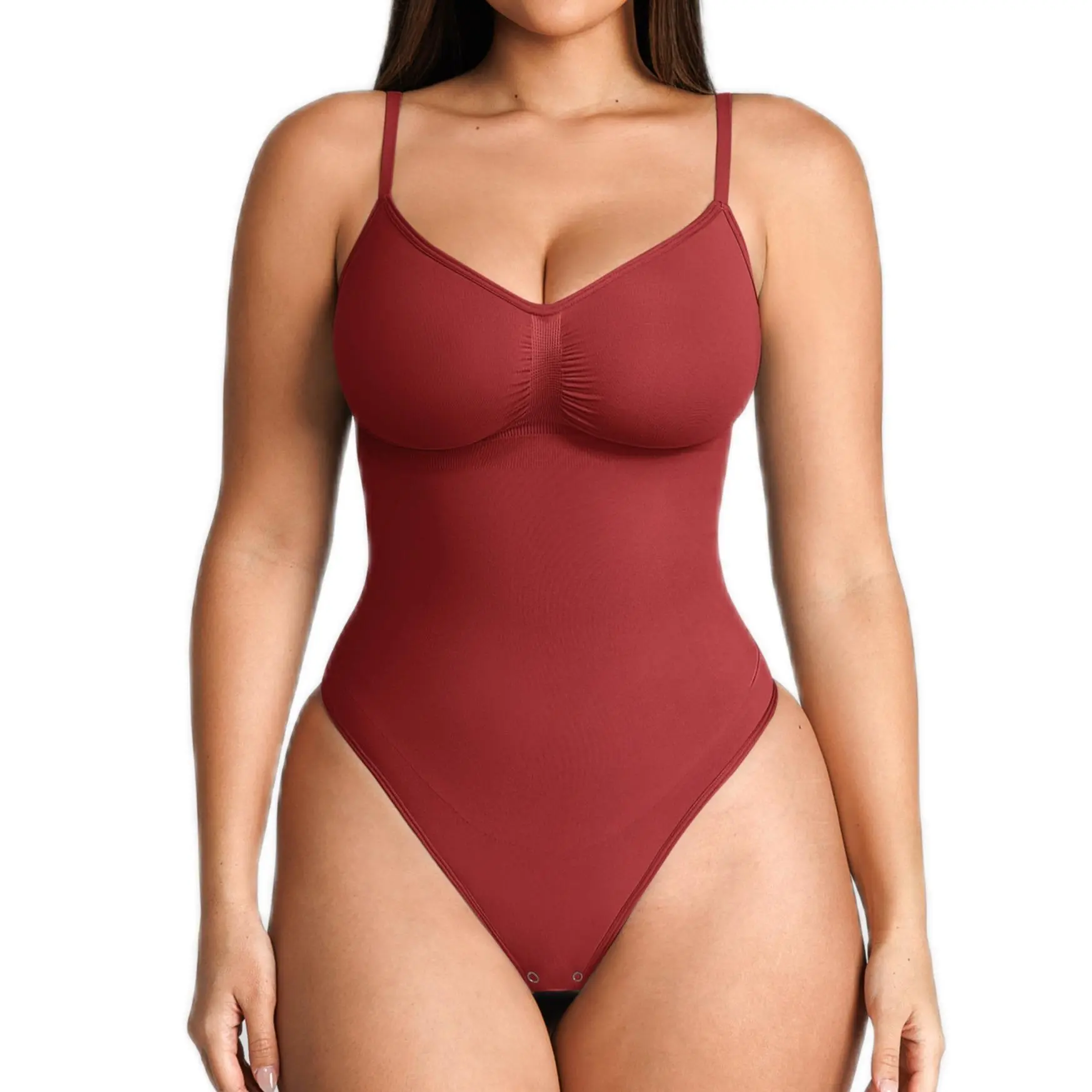 FeelinGirl #Livestream Seamless Thong Bodysuit Comfort Jumpsuit