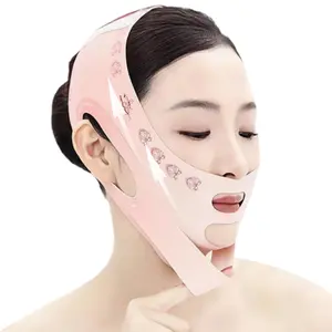 Adjustable V Line Face Slimming Strap – Double Chin Eliminator and Jawline Sculptor, Neck Lift Belt for Sleeping, Reusable Face Lifting Band for Tightening and Shaping