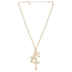 8 Other Reasons Divine Layered Pendant Necklace in Gold