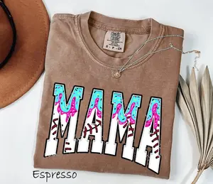 Comfort Colors Baseball Mama Drip Shirt, Baseball Mama Shirt, Baseball Mom Dripping Shirt, Baseball Ice Cream Drip Tee, Mother's Day Gift, Gift for Mom, Menswear Top, women top, Gift For menswear