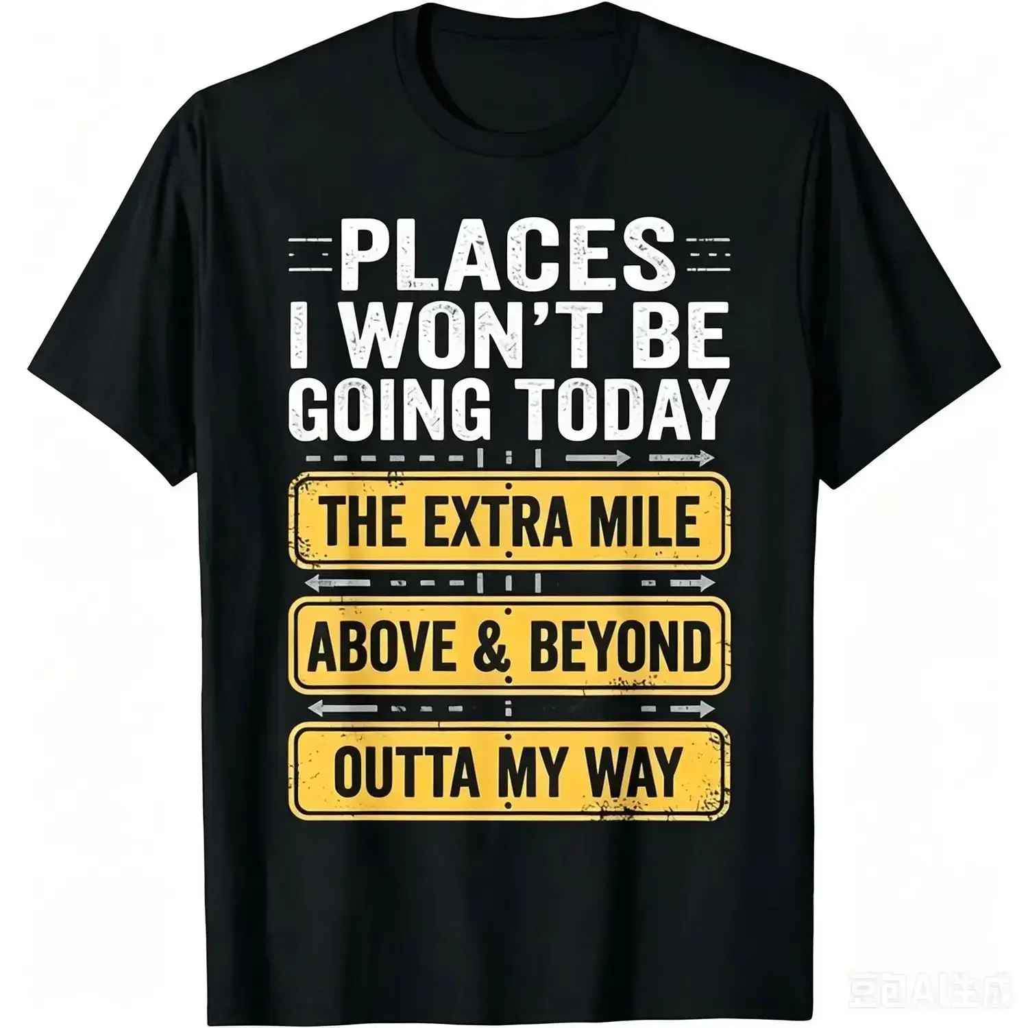 Places I Won't Be Going Today Funny Sarcastic Quote T-Shirt good graphic teesCHEN JX Shop