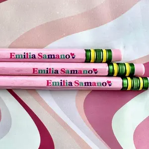 Personalized Pencils With Name - Back To School Supplies 2025 - Custom Pencils With name - Pastel Pencils - Back To School Stuff - Ticonderoga #2