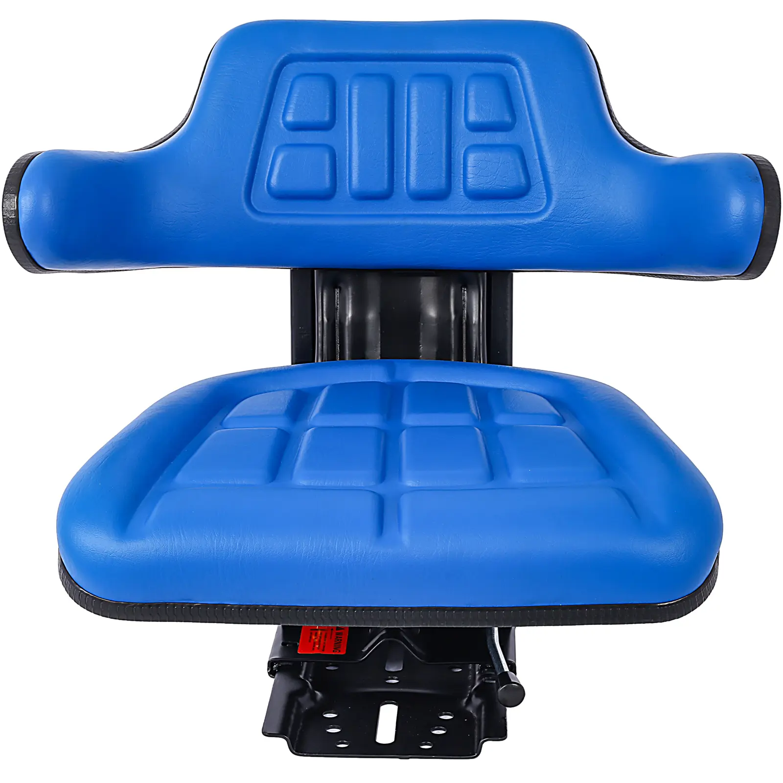 Heavy-Duty Black PVC-Steel Universal Tractor Replacement Seats with Adjustable Slide, Shock-Absorb Feature, Rough Terrain Compatibility, and Specified Weight Range for Mowers, Compact Tractors, Tractor Seats