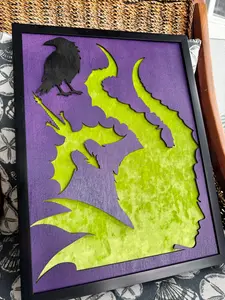 Mistress of Evil Pin Board | Gothic Inspired Dragon Pin Board