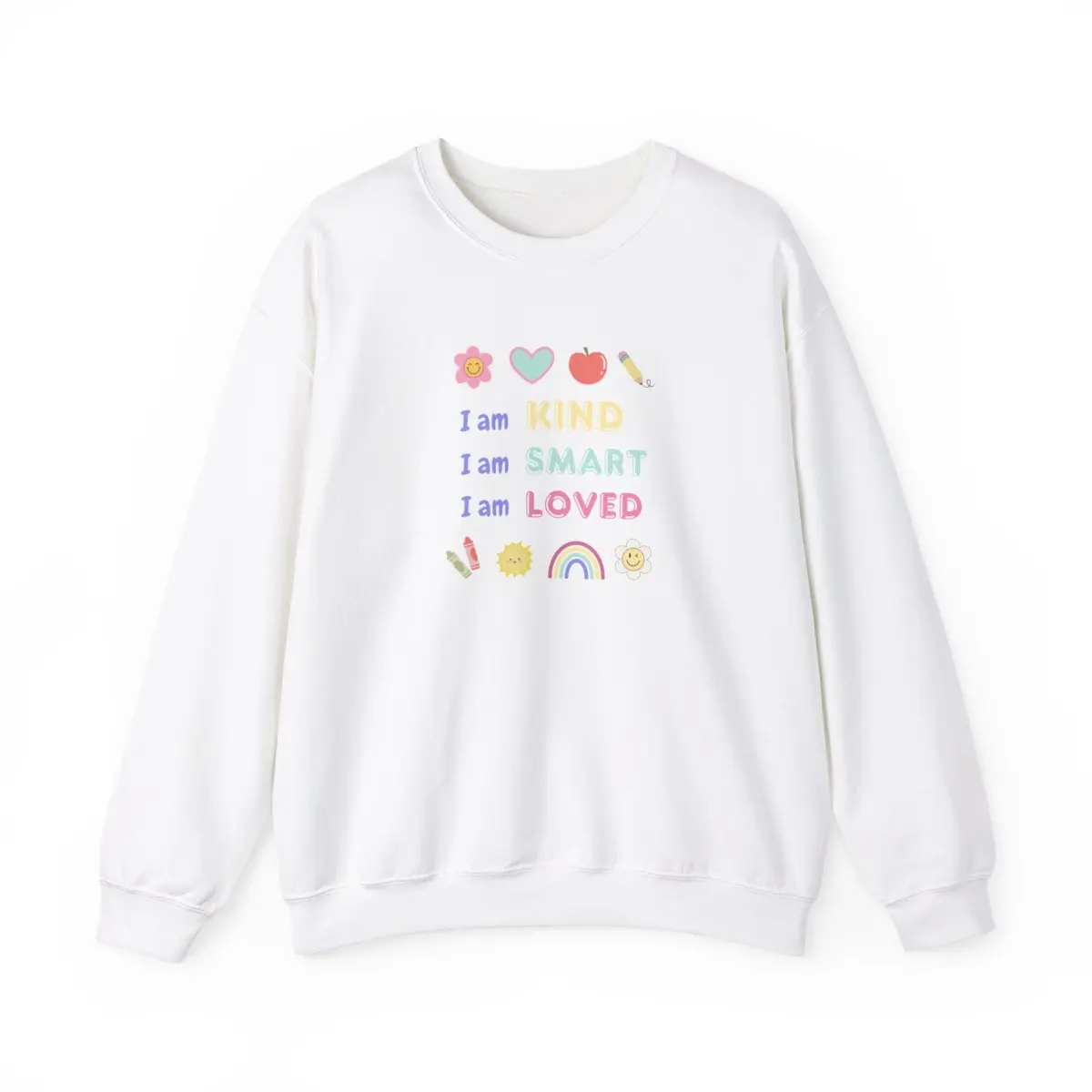Positive Affirmations, Kids Affirmations, Back to School, Cute Teacher Sweater, Nurse Sweater, Pediatrics Sweater, Educator, Therapist Sweater