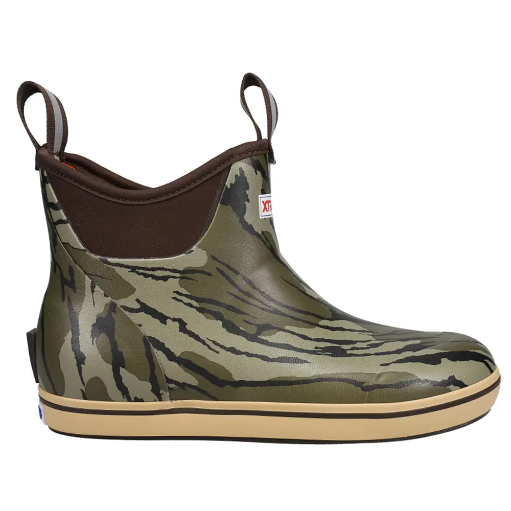 Xtratuf Mens Mossy Oak Bottomland Ankle Deck Rain Casual Boots Ankle - Green Xtratuf Mens Mossy Oak Bottomland Ankle Deck Rain Casual Boots Ankle - Green