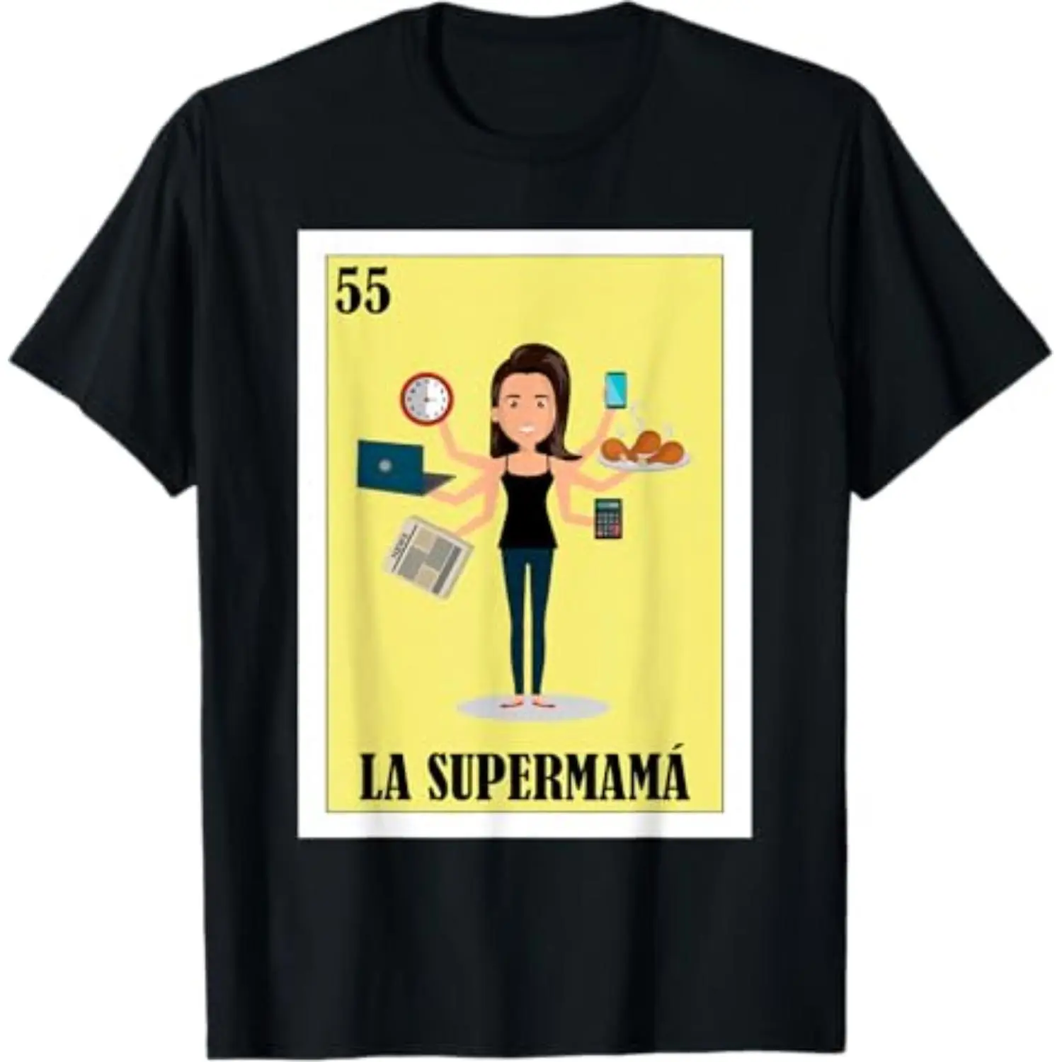 Hilarious Mexican Mother Design La Supermama TShirt