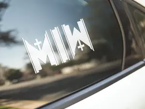 Motionless in White MIW Vinyl Decal For Car Windows, Laptop Sticker, Bumper Sticker