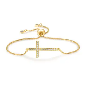 Fashionable simple copper bracelet jewelry adjustable cross bracelet temperament bracelet bracelet for women