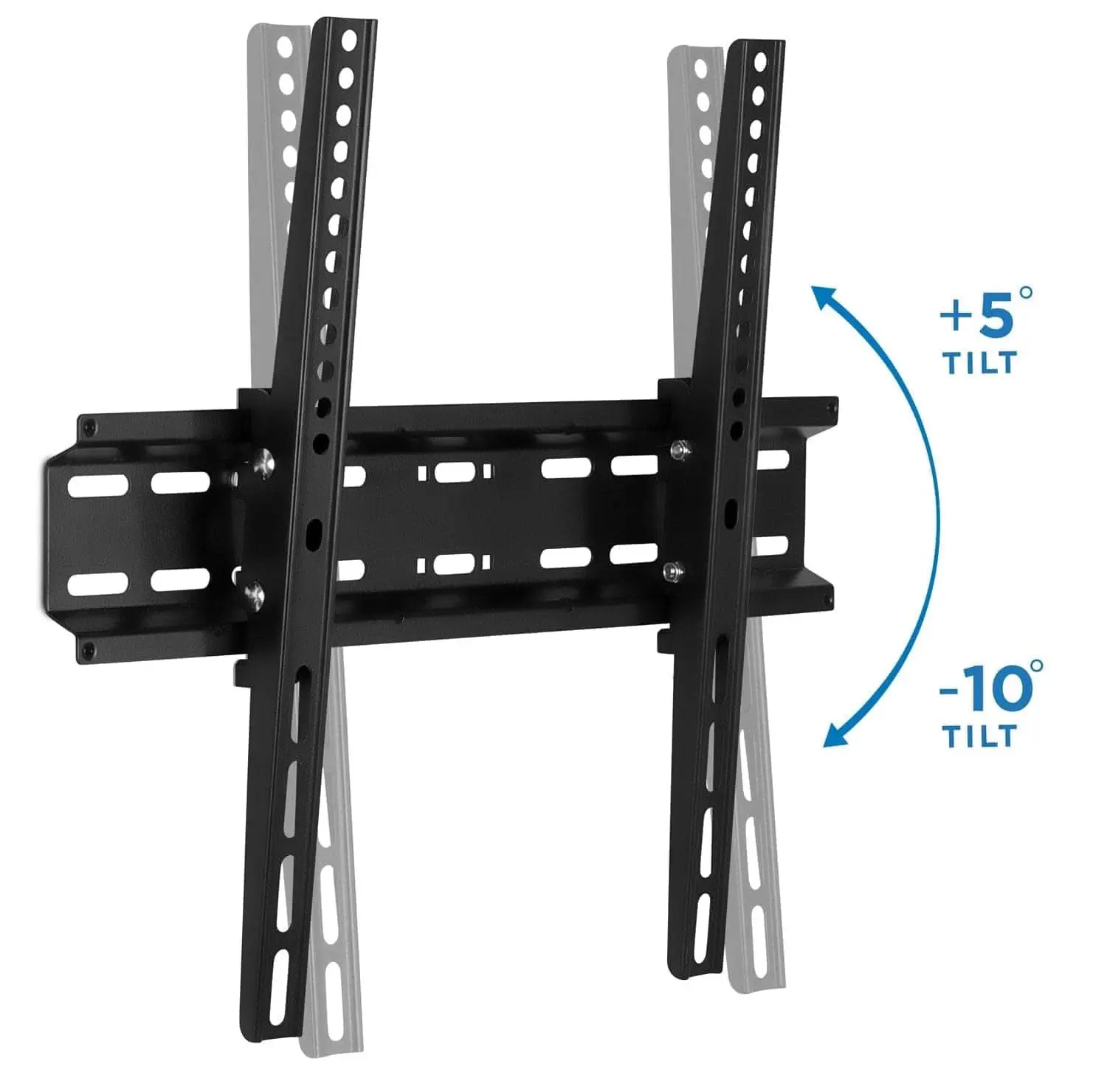 Mount-It! Low Profile Tilt TV Wall Mount for 32–55 Inch TVs, Ultra Slim Flush TV Mount Under 2", Holds 77 lbs, VESA 200x200–400x400 Mount-It! Low Profile Tilt TV Wall Mount for 32–55 Inch TVs, Ultra Slim Flush TV Mount Under 2", Holds 77 lbs, VESA 200x200–400x400