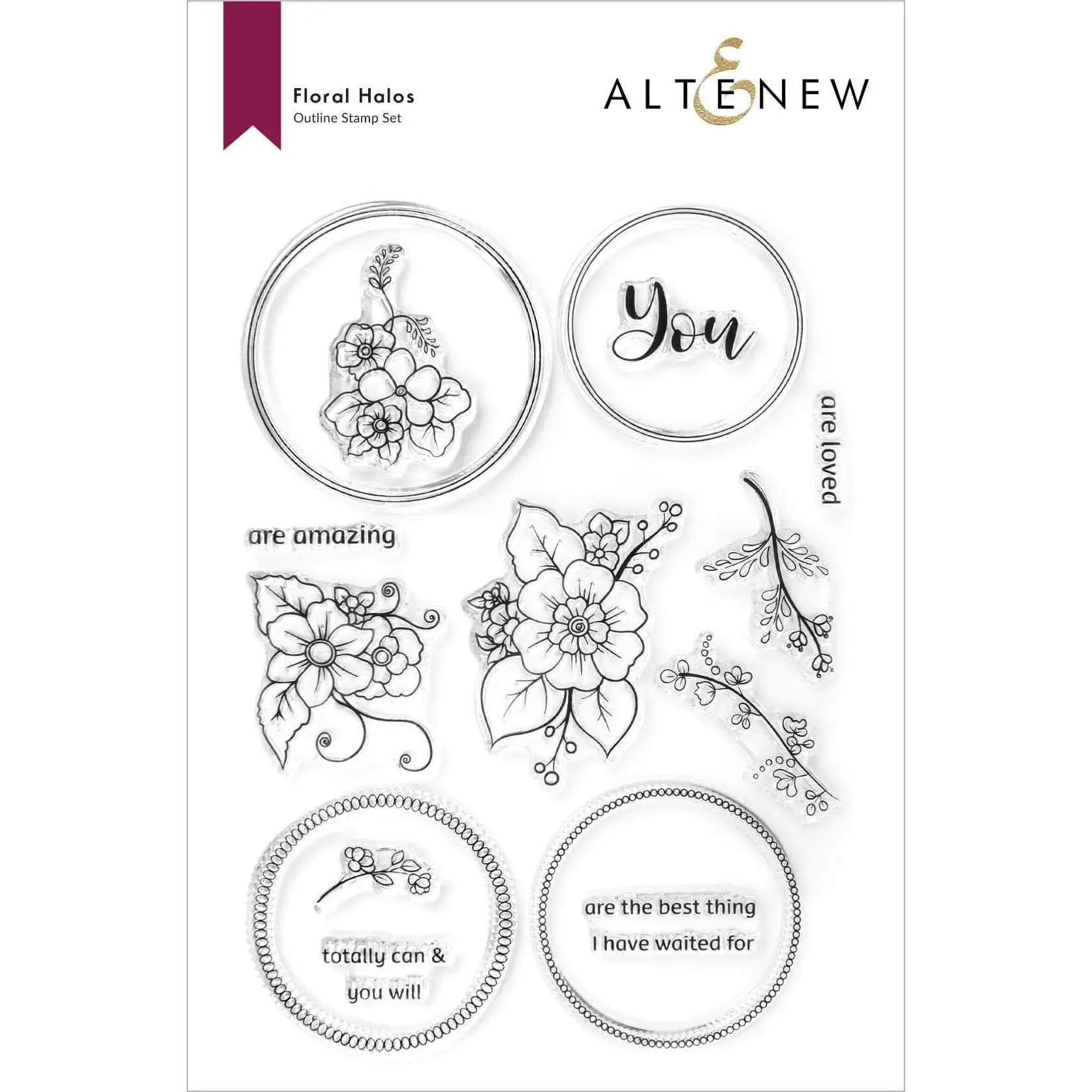 Floral Halos Stamp Set