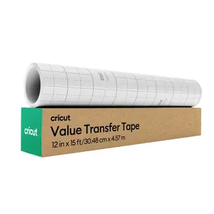 Cricut Value Transfer Tape - Roll - 12 in x 15 ft (1) Cricut Value Transfer Tape - Roll - 12 in x 15 ft (1)