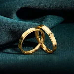 14K Gold Filled Stackable Rings, 3mm Dainty Open Band for Women Girls, Thin Pinky Thumb Ring, Layering Minimalist Jewelry, Hypoallergenic Non-Tarnish, Comfort Fit Sizes 4-11, Birthday Gift