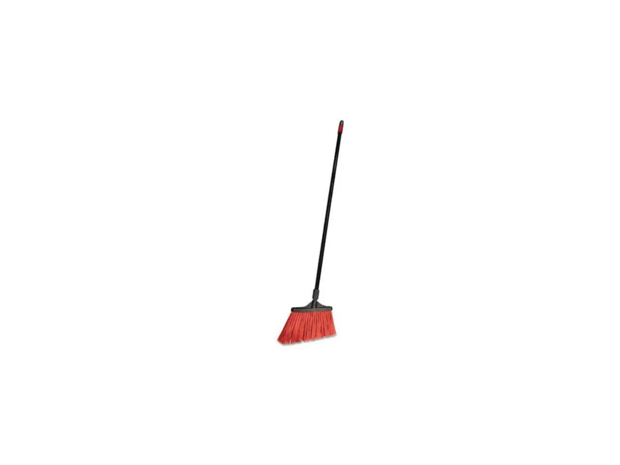 SC Johnson - CB064205 - MaxiStrong Angle Broom, Polypropylene Bristles, 56 Handle, Black, 6/Carton
