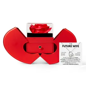 To My Future Wife Your Last Forever Love Necklace Heart Box Gift Set