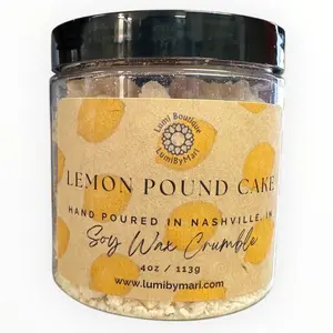 Lemon Pound Cake Wax Melt Crumble