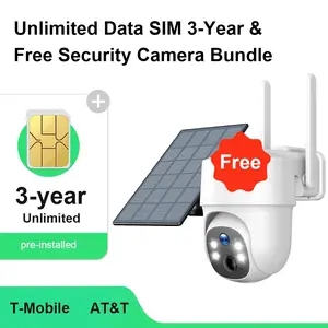 Avstart LTE Security Camera – 3 Year Unlimited Data EIOTCLUB, Outdoor Wireless, No WiFi Needed, 2K HD PTZ, Night Vision, Motion Detection