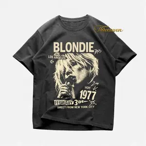[Sale up to 50%] [Free Ship] Blondie T Shirt - Rock Music Shirt - Vintage Clothing - Blondie Merch - Unisex Rocker Clothing - Music Retro