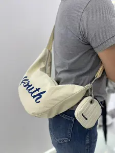 Nylon Crossbody Bag, Sporty Casual Single Shoulder Bag, Lightweight & Durable Design, Perfect for Daily Use & Outdoor Activities