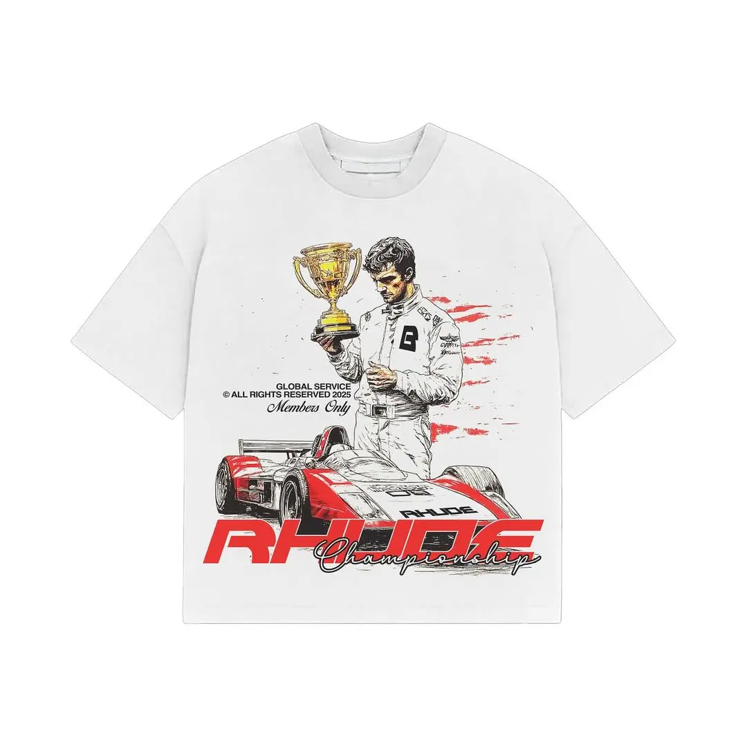 RHUDE Championship Shirt, Members Only RHUDE Tee, Summer Tee, Inspired Graphic Tee for Men & Women, Hype Unisex Graphic Tee for Streetwear Lovers