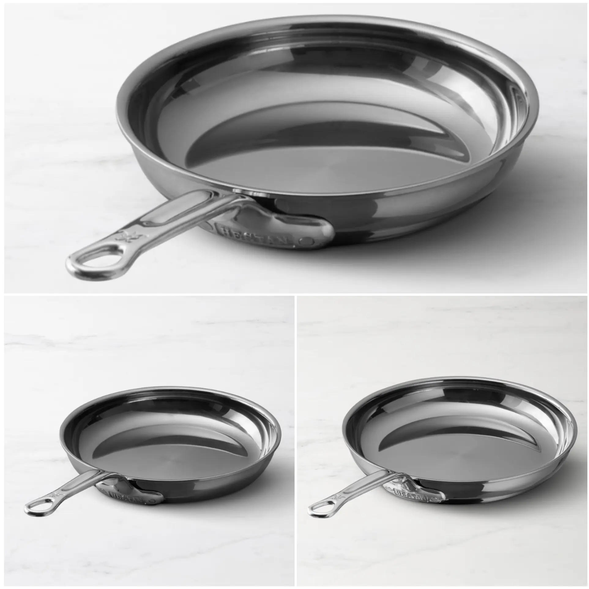 Hestan NanoBond Titanium Stainless-Steel Skillet Fry Pans