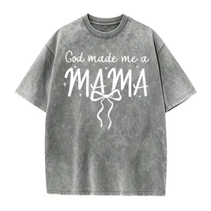 God Made Me A Mama Shirt, Christian Mom Shirt, Faith Mama Tee, Religious Gift for Mom, Mothers Day Gift